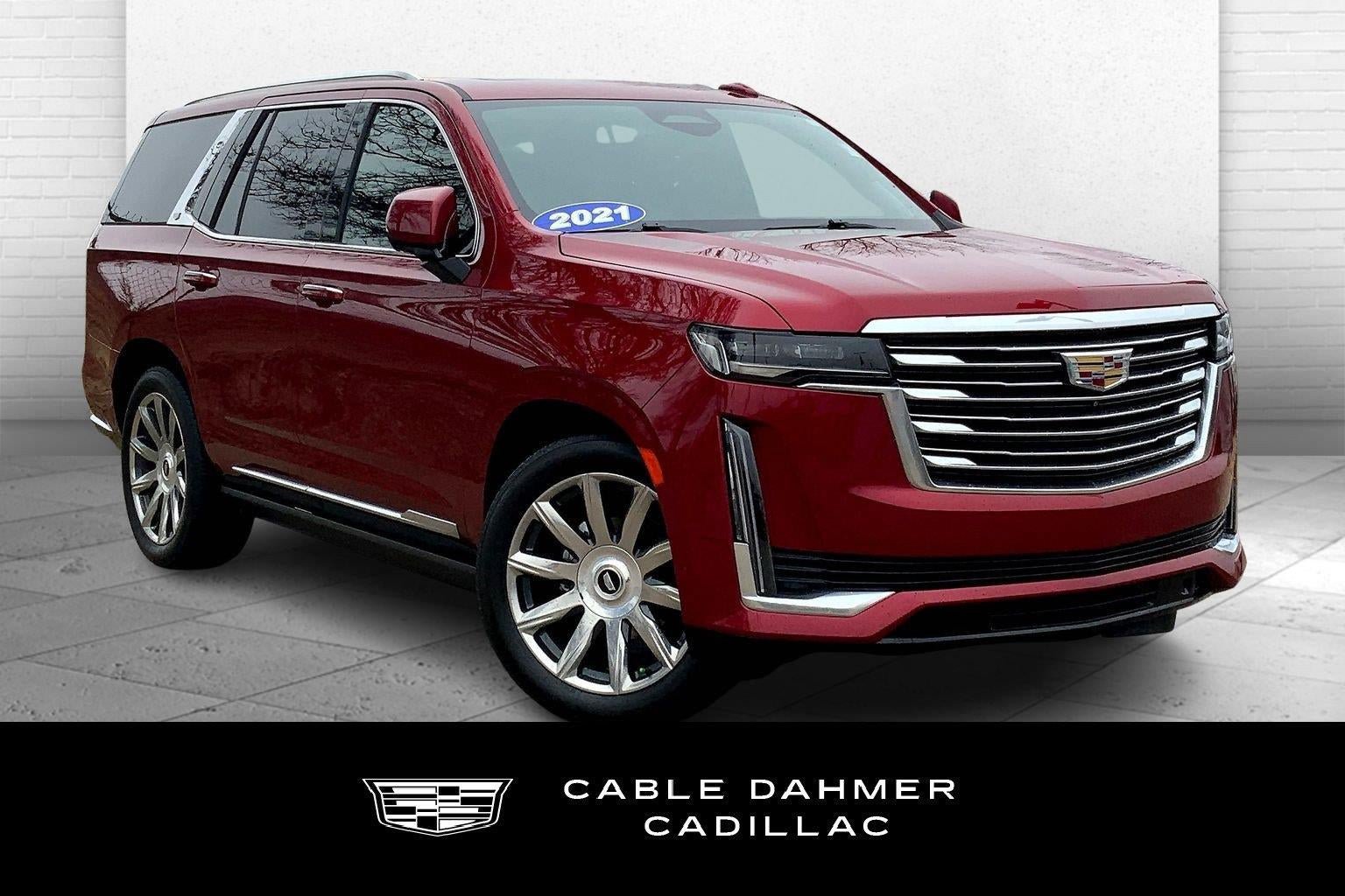 Used 2021 Cadillac Escalade Premium Luxury Platinum w/ Heavy-Duty Trailer Package AWD/4WD image 1