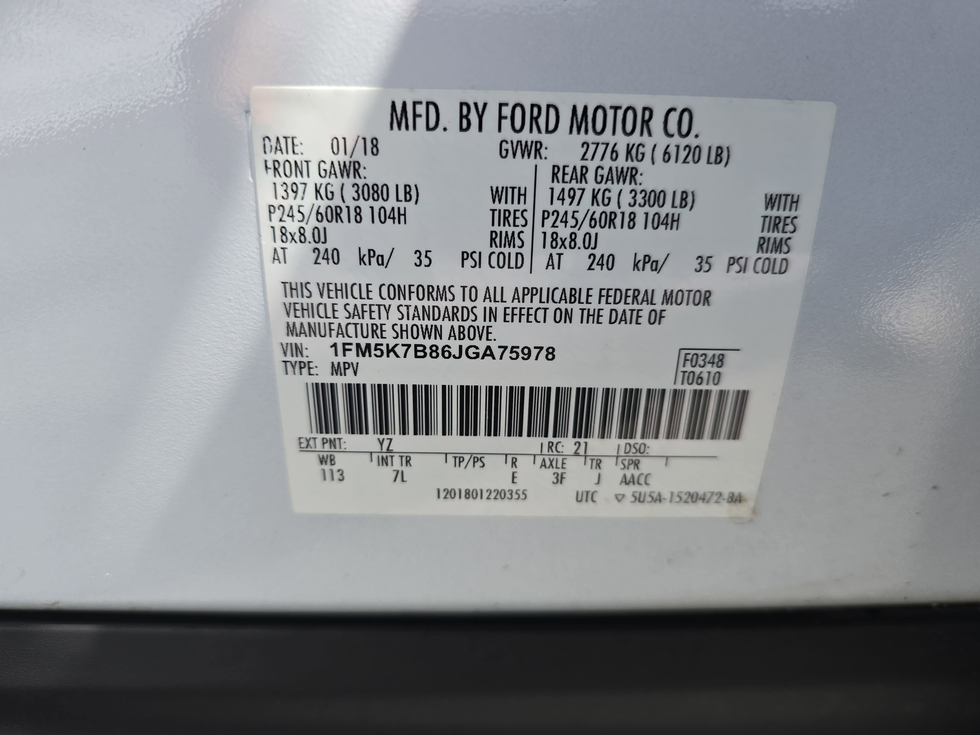 Used 2018 Ford Explorer FWD image 35