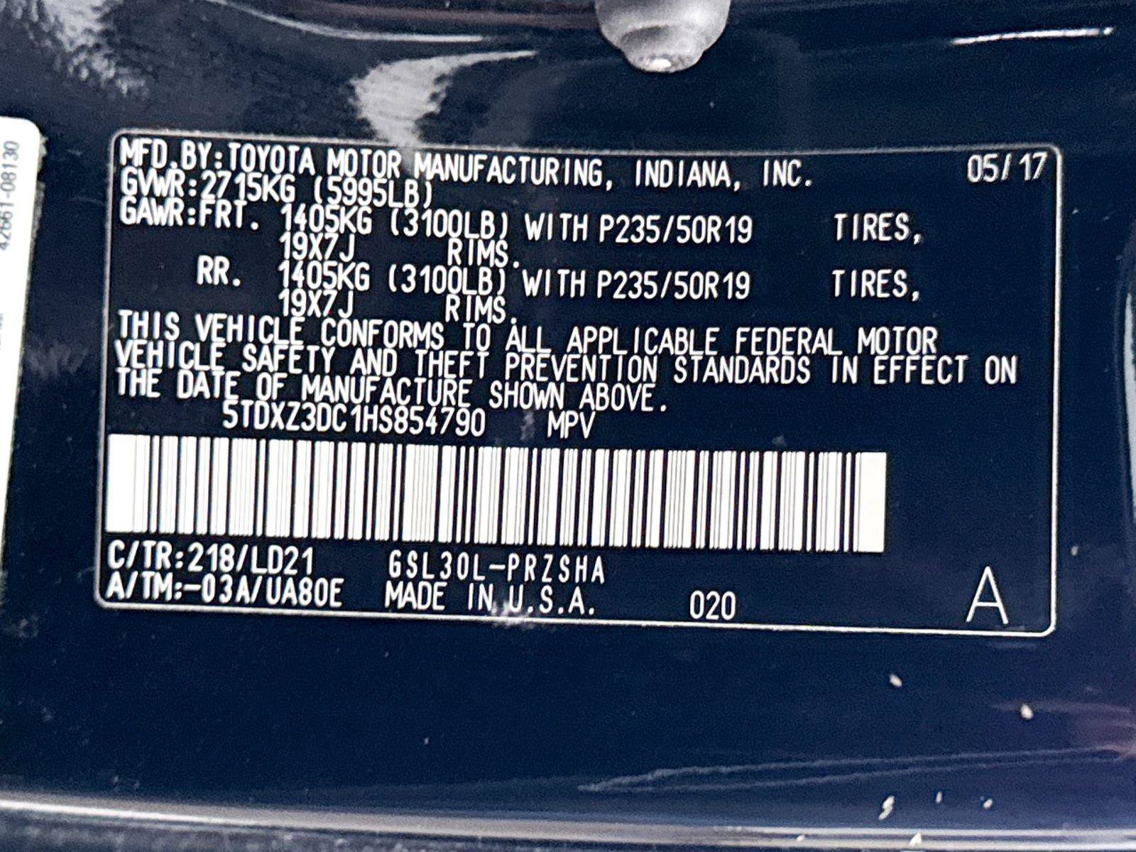Used 2017 Toyota Sienna SE Premium FWD image 31