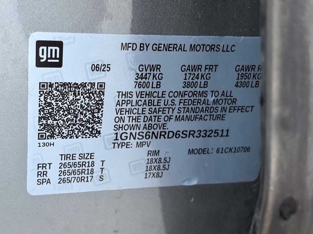 Used 2025 Chevrolet Tahoe LT AWD/4WD image 20
