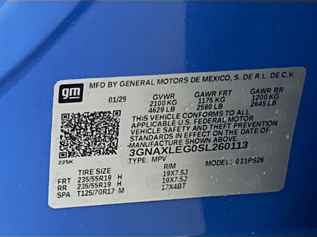 Used 2025 Chevrolet Equinox RS w/ Safety and Technology Package FWD image 30