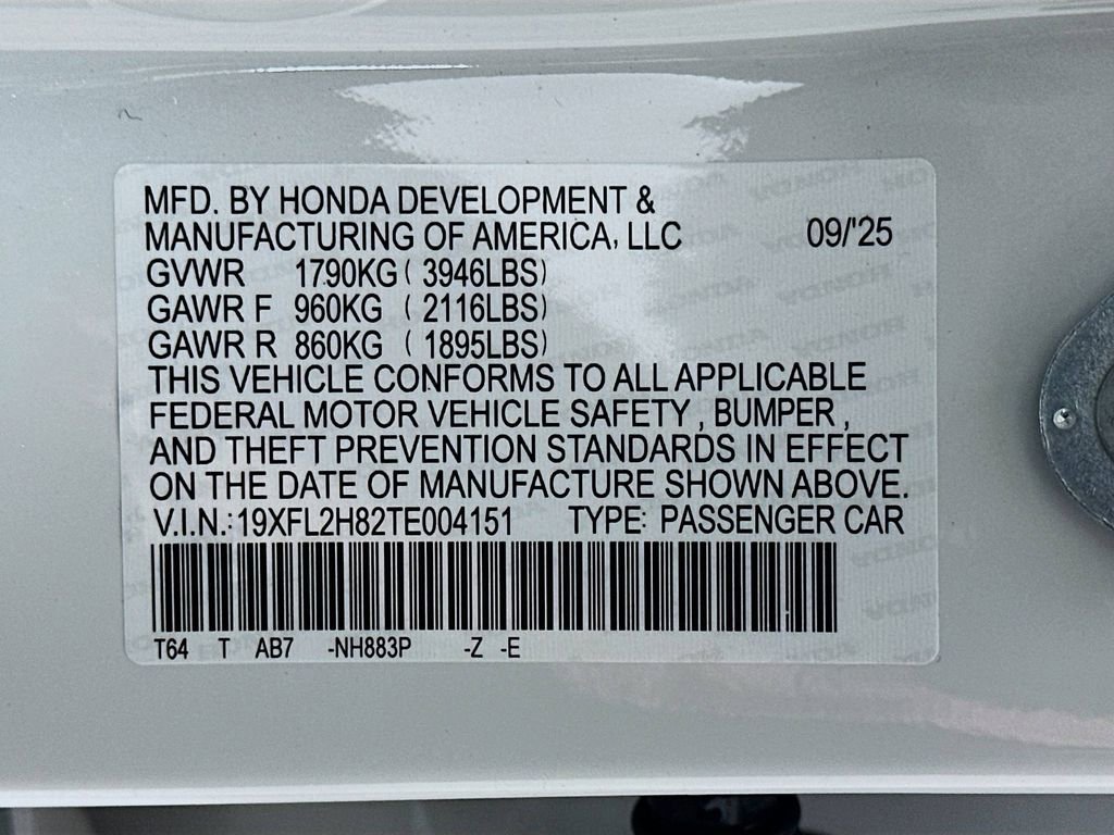 New 2026 Honda Civic Sport image 22