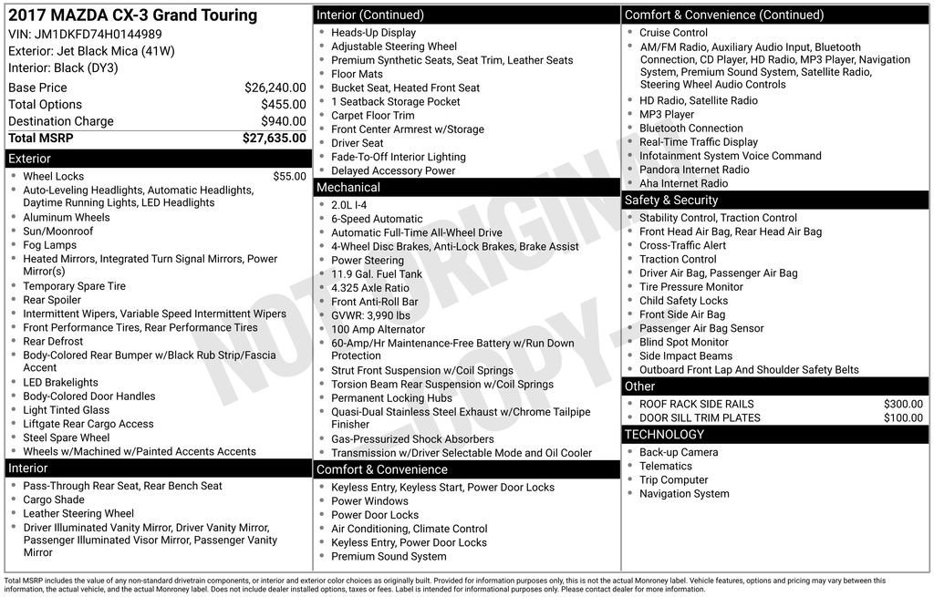 Used 2017 MAZDA CX-3 Grand Touring image 37