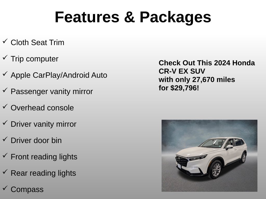 Used 2024 Honda CR-V EX image 24
