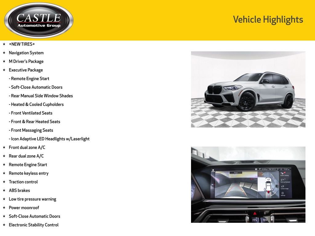 Used 2020 BMW X5 M Competition w/ Executive Package image 4