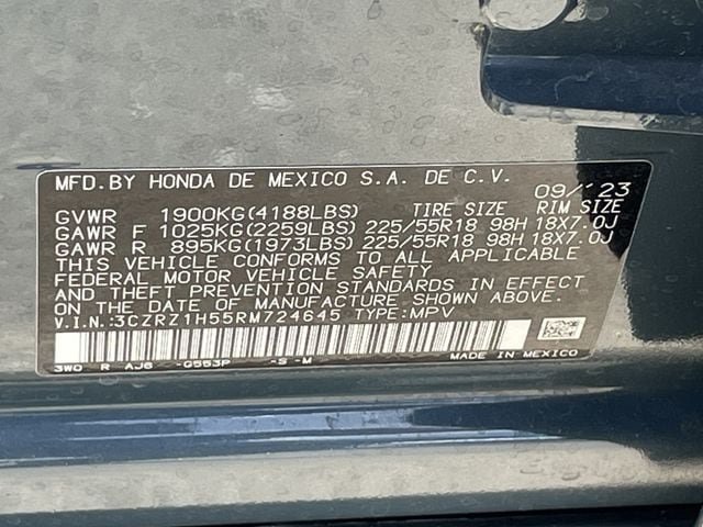 Certified 2024 Honda HR-V Sport image 29