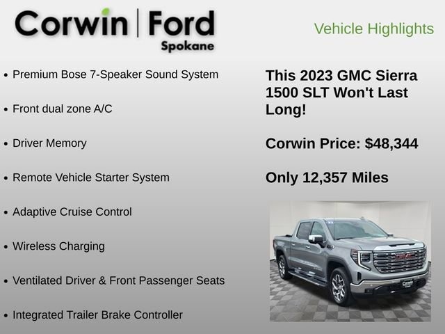 Used 2023 GMC Sierra 1500 SLT w/ SLT Premium Plus Package image 6