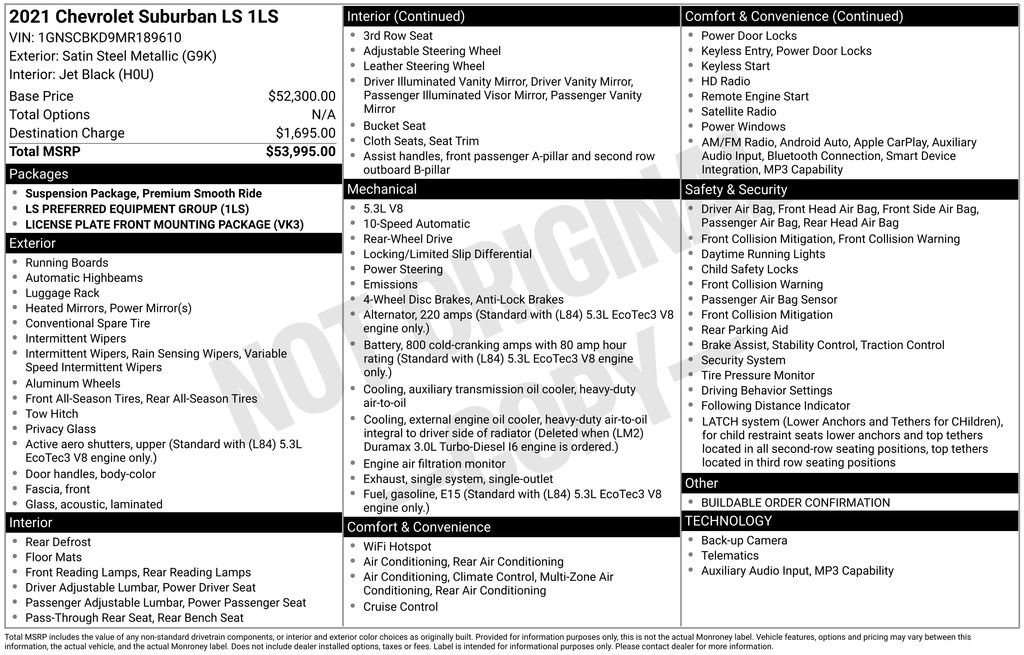 Used 2021 Chevrolet Suburban LS image 6