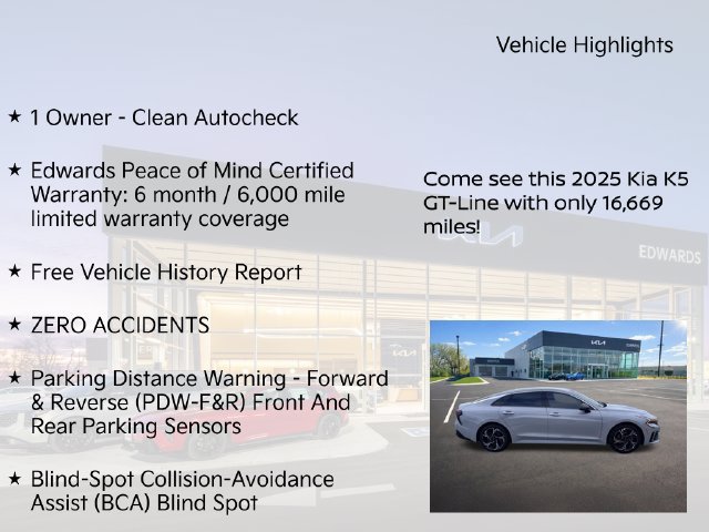 Used 2025 Kia K5 GT-Line AWD/4WD image 11