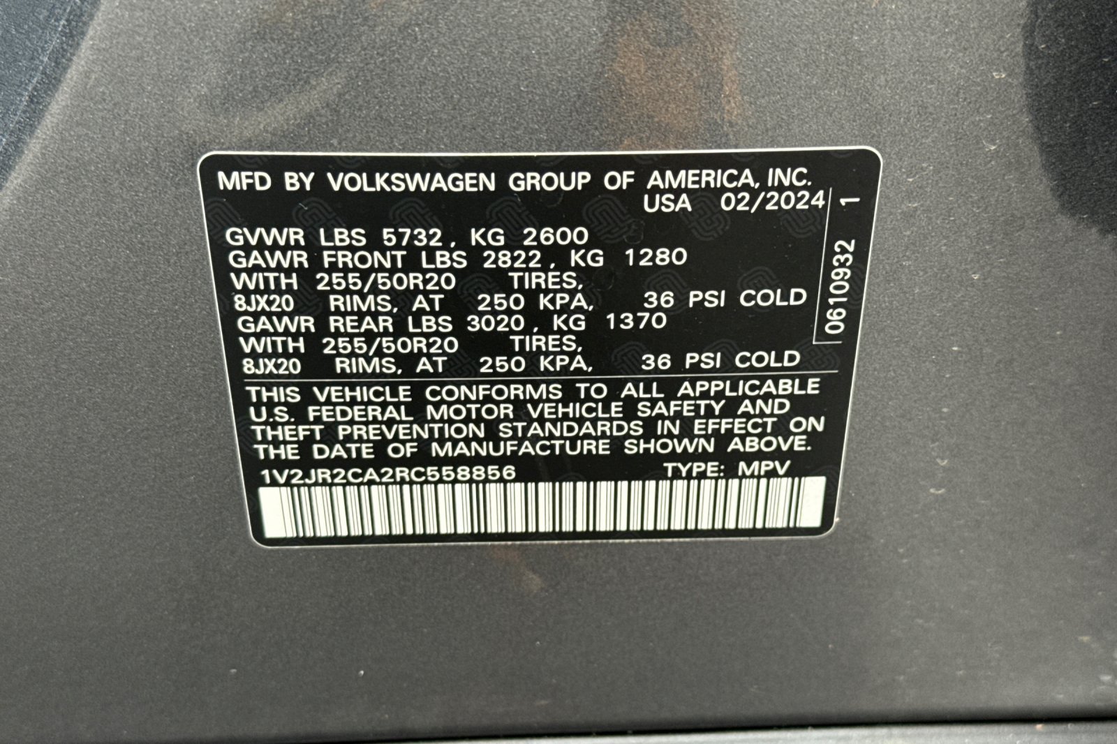 Used 2024 Volkswagen Atlas SE FWD image 30