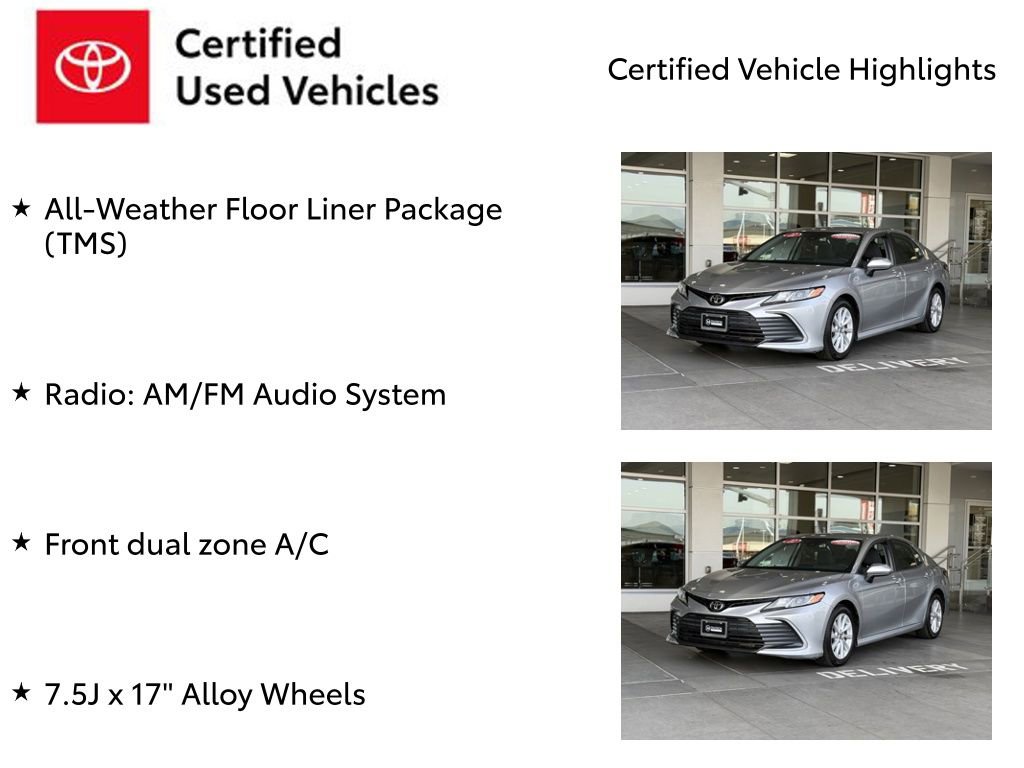 Certified 2022 Toyota Camry LE image 7