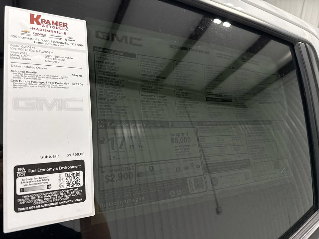 New 2026 GMC Sierra 1500 Elevation AWD/4WD image 35