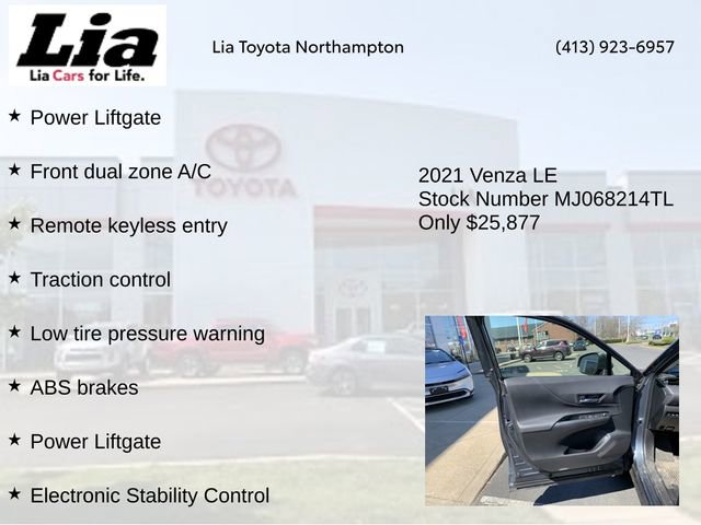 Used 2021 Toyota Venza LE image 14