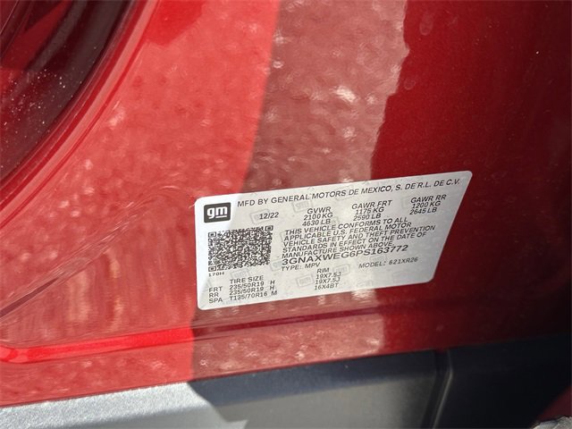 Used 2023 Chevrolet Equinox RS w/ RS Leather Package image 35