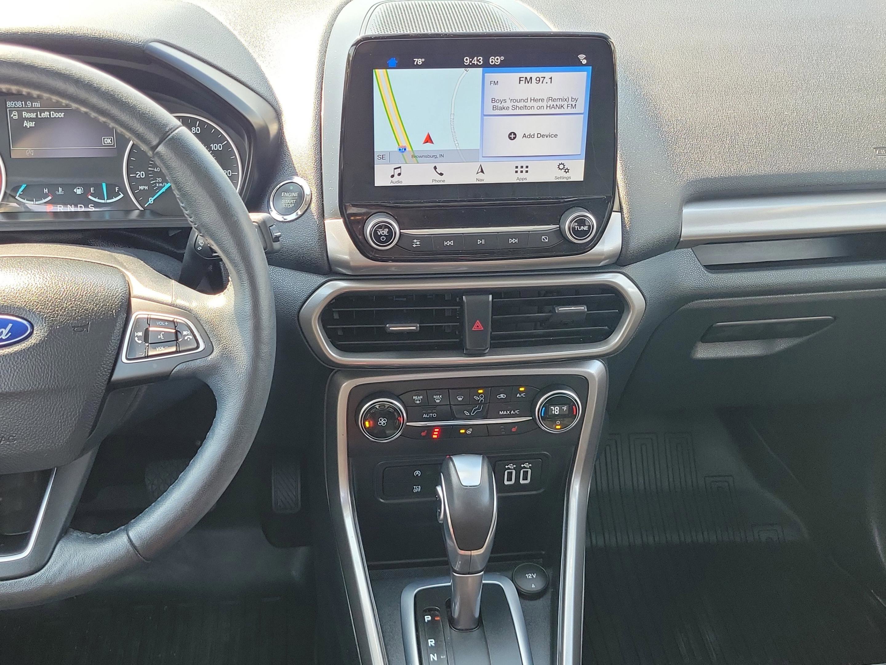 Used 2018 Ford EcoSport SE w/ SE Convenience Package FWD image 16