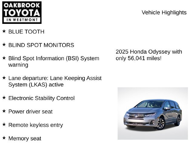 Used 2025 Honda Odyssey EX-L image 5