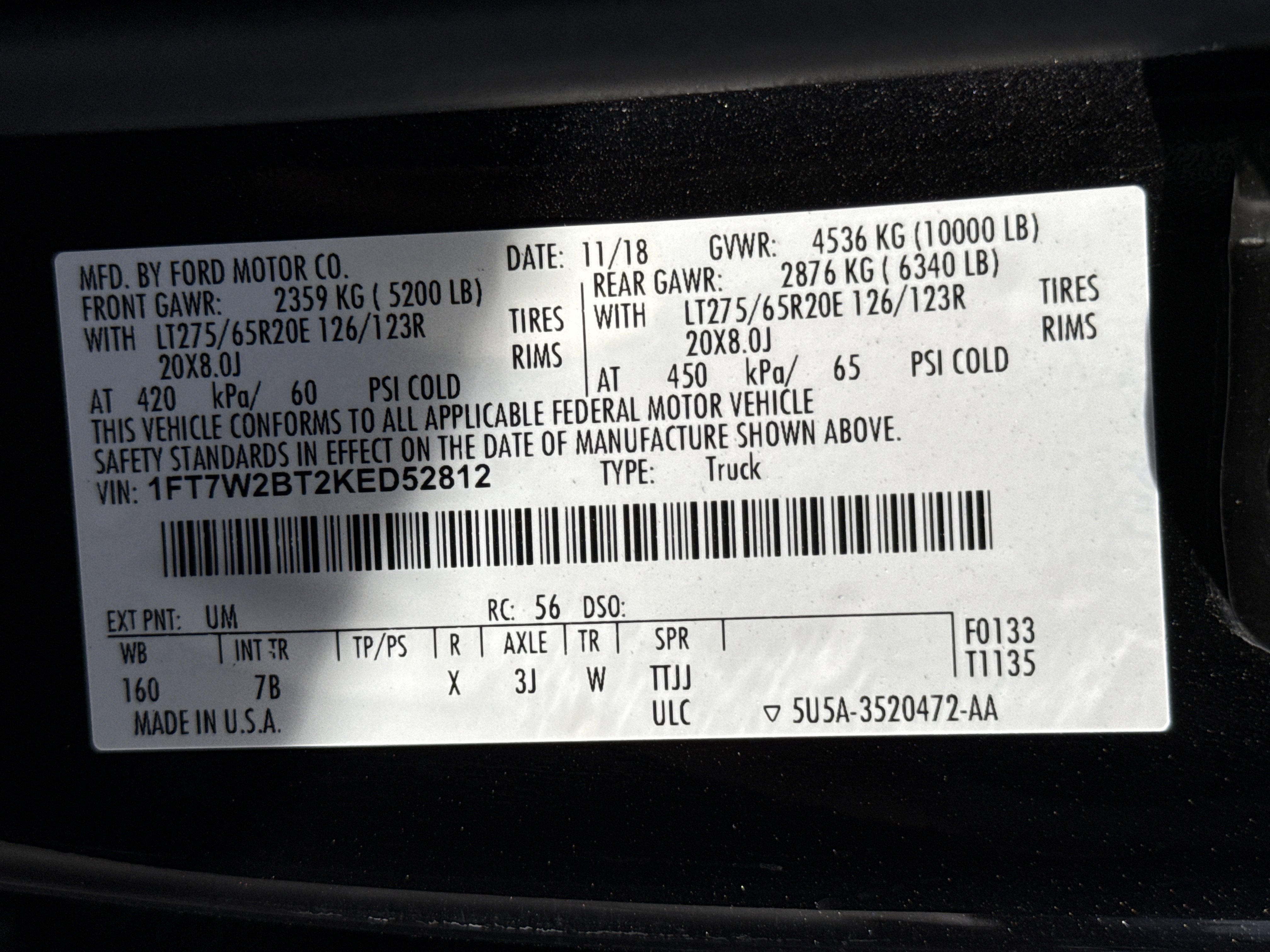 Used 2019 Ford F250 Platinum w/ Platinum Ultimate Package AWD/4WD image 35