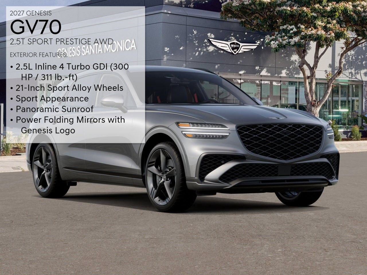 New 2027 Genesis GV70 2.5T Sport Prestige AWD/4WD image 3