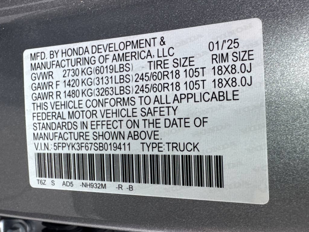 Used 2025 Honda Ridgeline TrailSport image 32