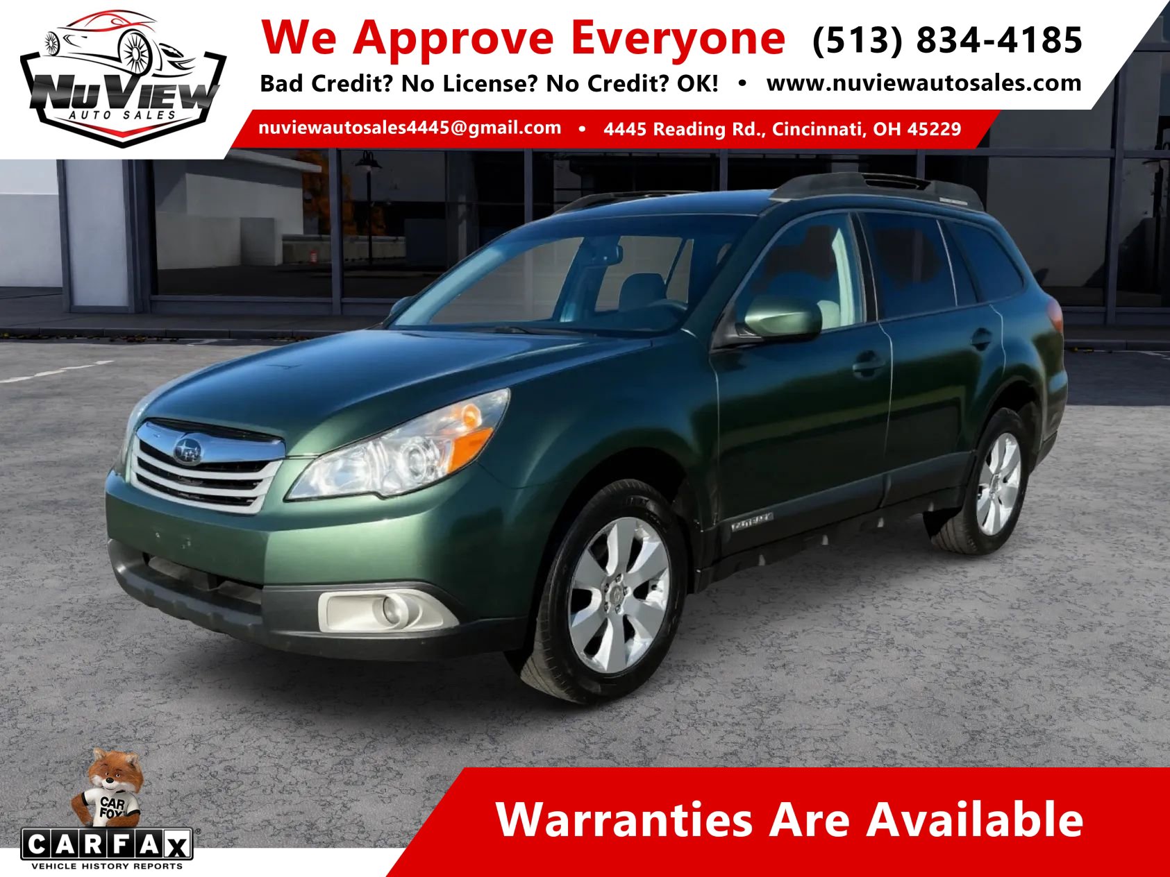 Used 2011 Subaru Outback 2.5i Premium w/ All-Weather Pkg