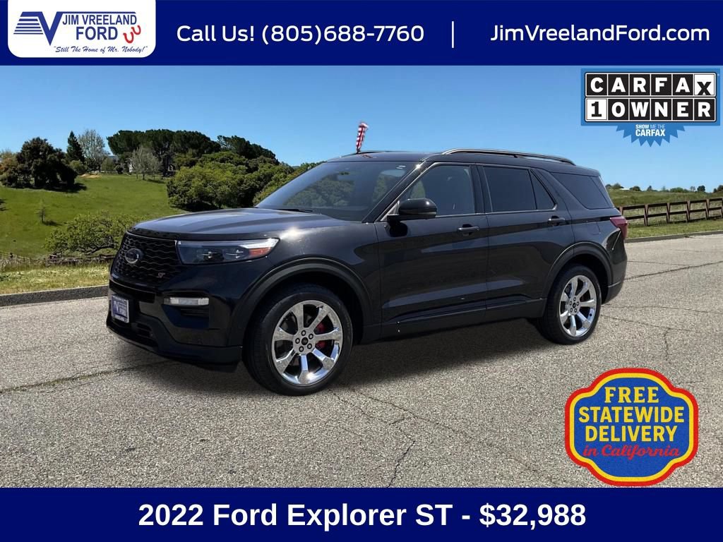 Used 2022 Ford Explorer ST w/ Equipment Group 401A AWD/4WD 360° Tour