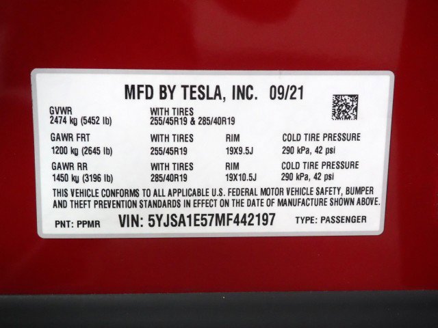 Used 2021 Tesla Model S Long Range image 75