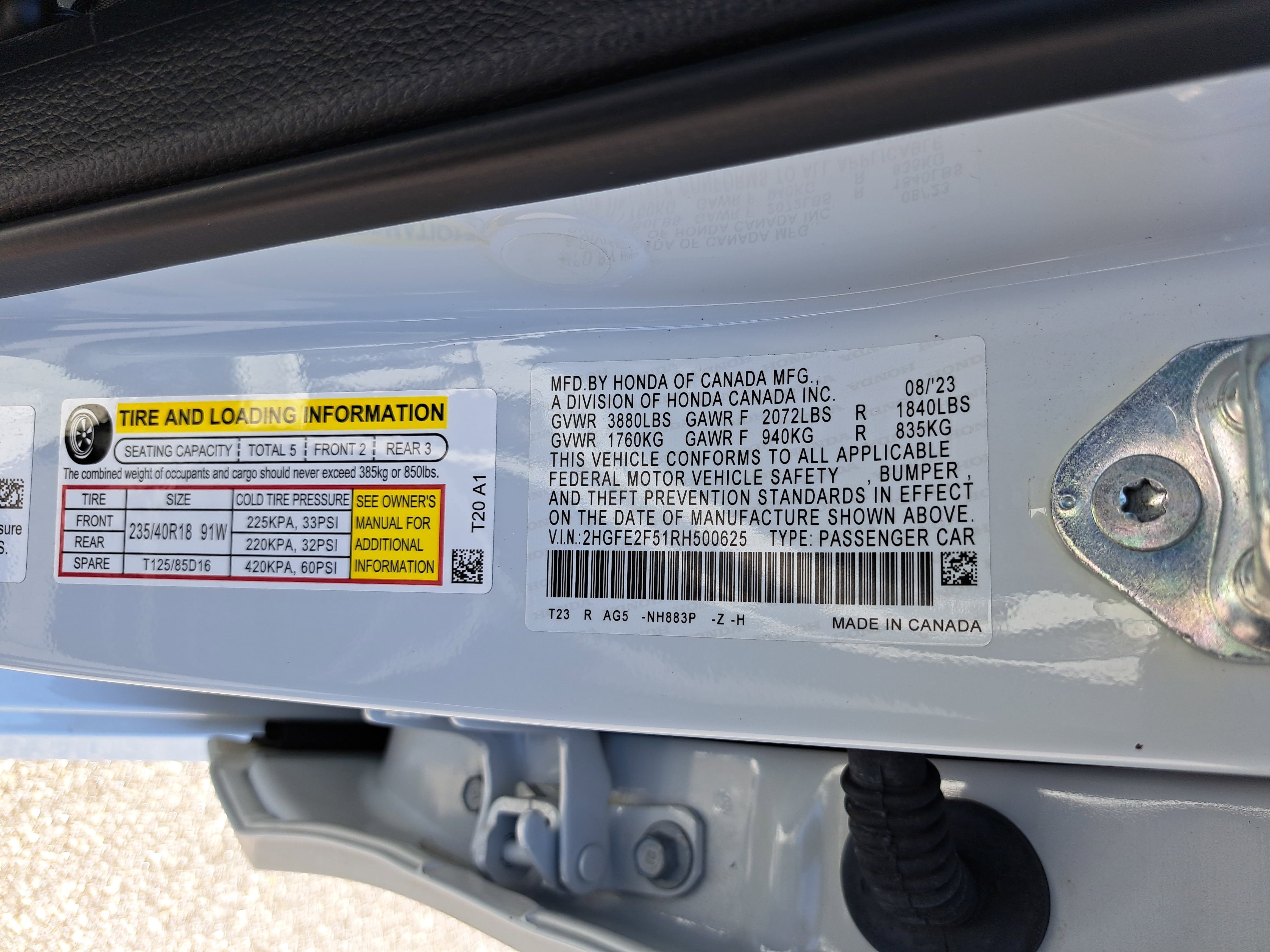 Used 2024 Honda Civic Sport image 33