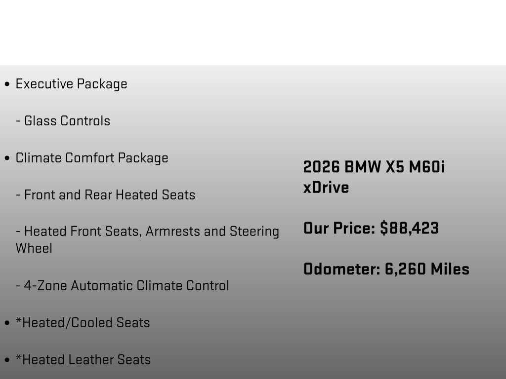 Used 2026 BMW X5 M60i image 18