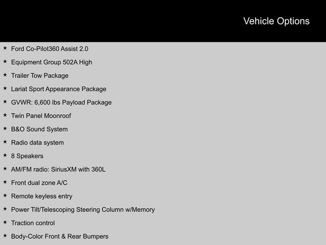 Used 2023 Ford F150 Lariat w/ Equipment Group 502A High image 2