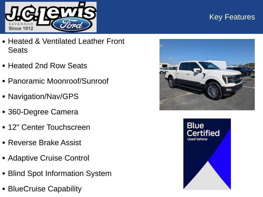 Certified 2024 Ford F150 King Ranch w/ FX4 Off-Road Package image 32