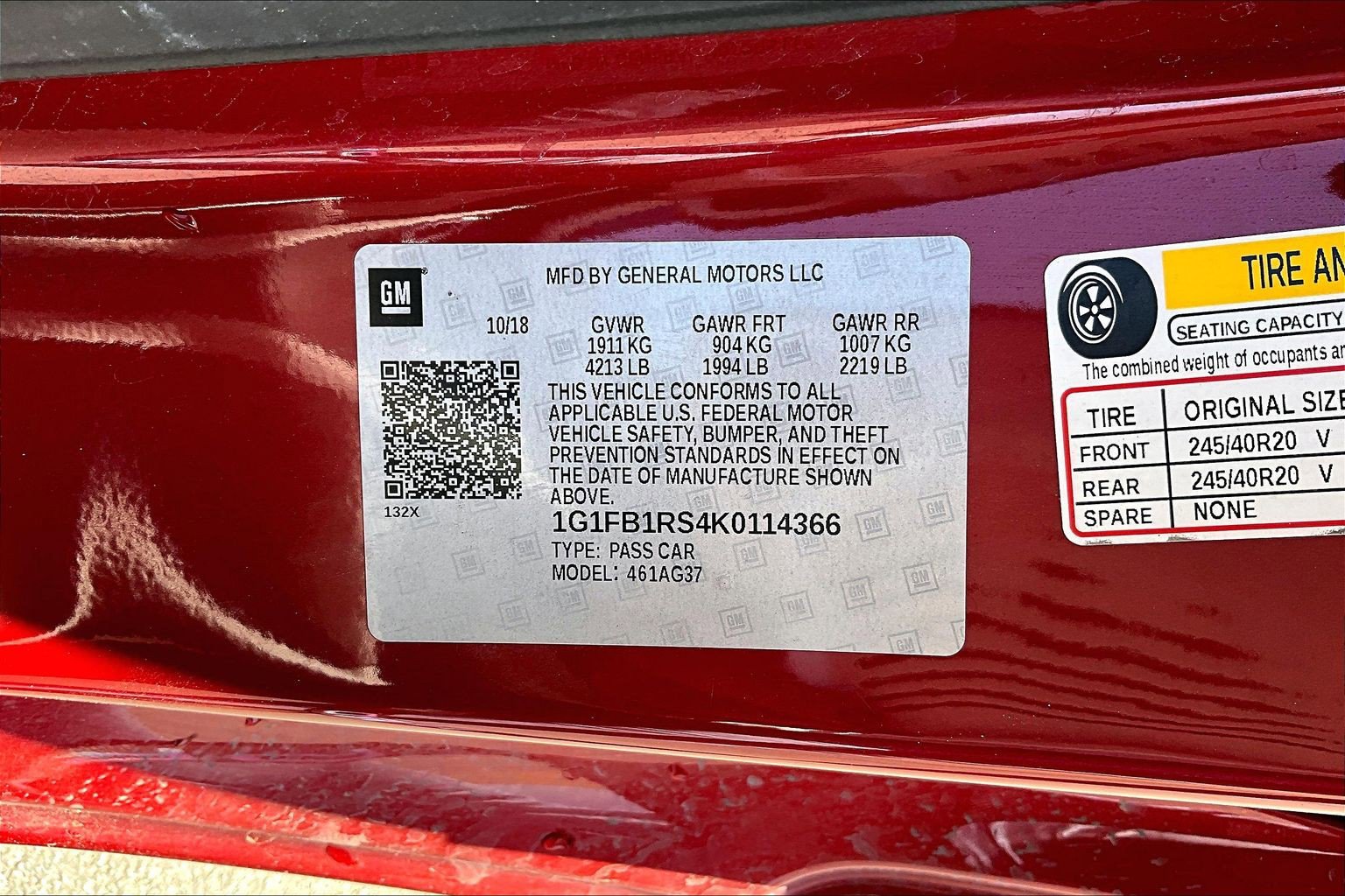 Used 2019 Chevrolet Camaro LT w/ RS Package RWD image 25