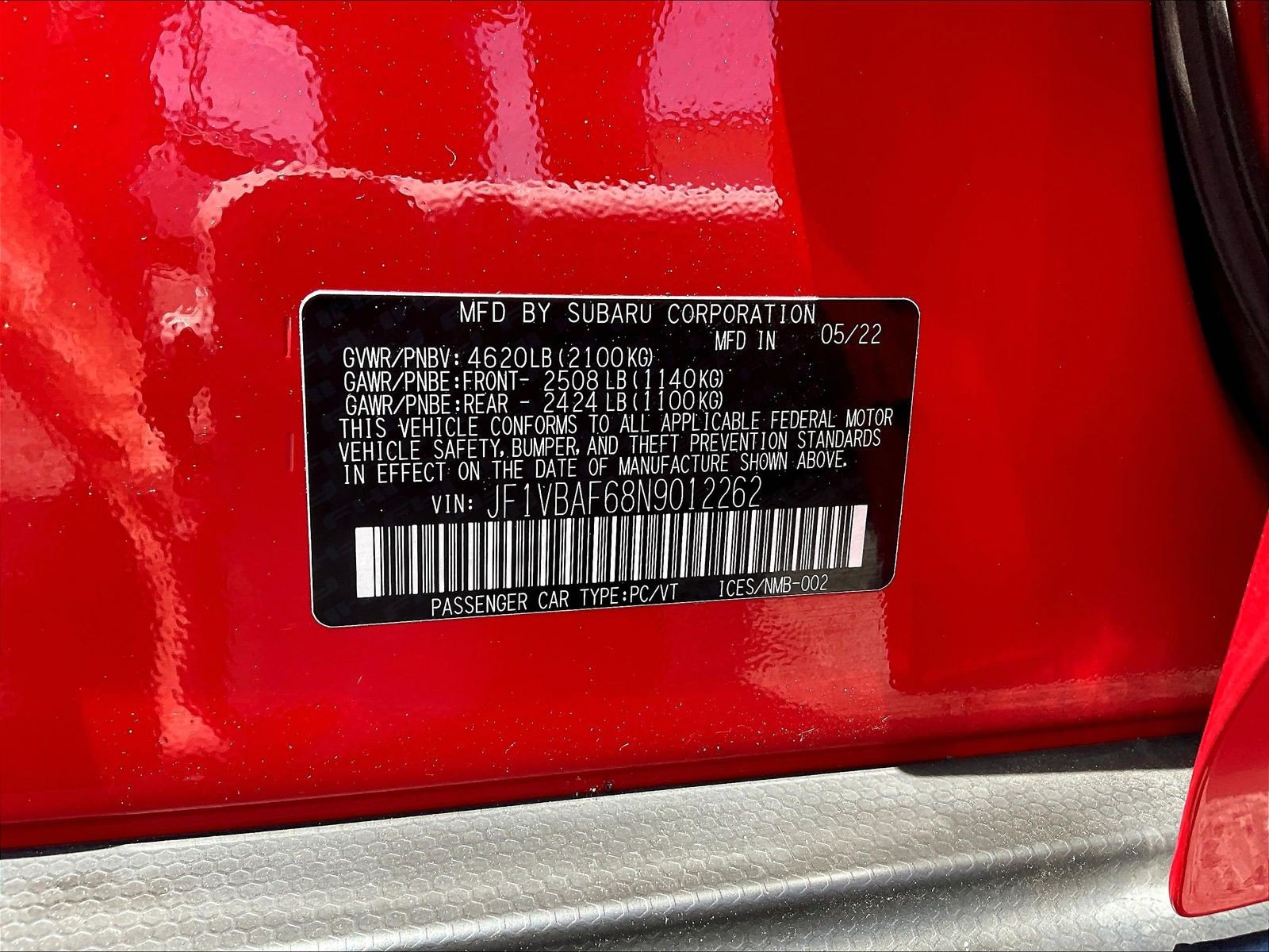 Used 2022 Subaru WRX Premium AWD/4WD image 18