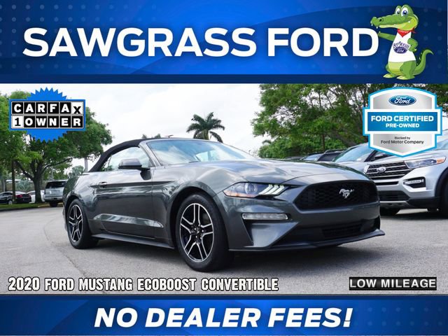 Certified 2020 Ford Mustang Convertible w/ Equipment Group 101A image 1