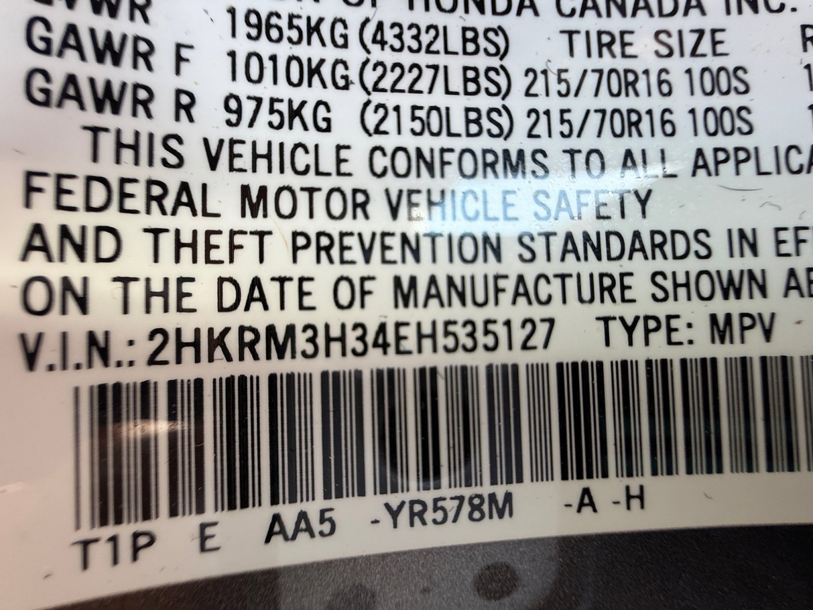 Used 2014 Honda CR-V LX image 25