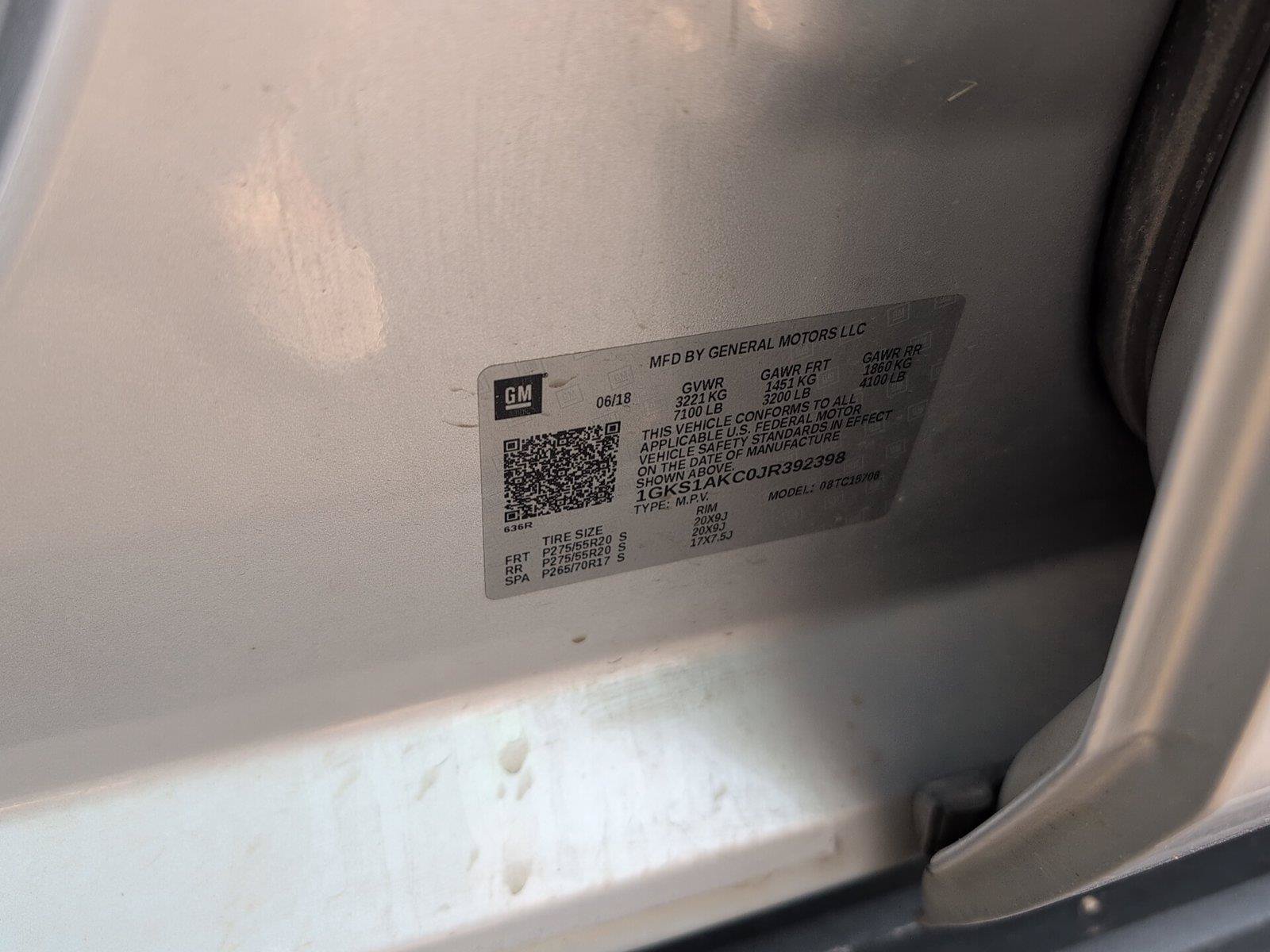 Used 2018 GMC Yukon SLE w/ SLE Value Package RWD image 12