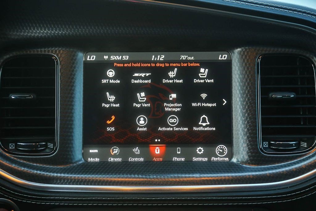 Used 2021 Dodge Charger SRT Hellcat w/ Alcantara Interior Package RWD image 14