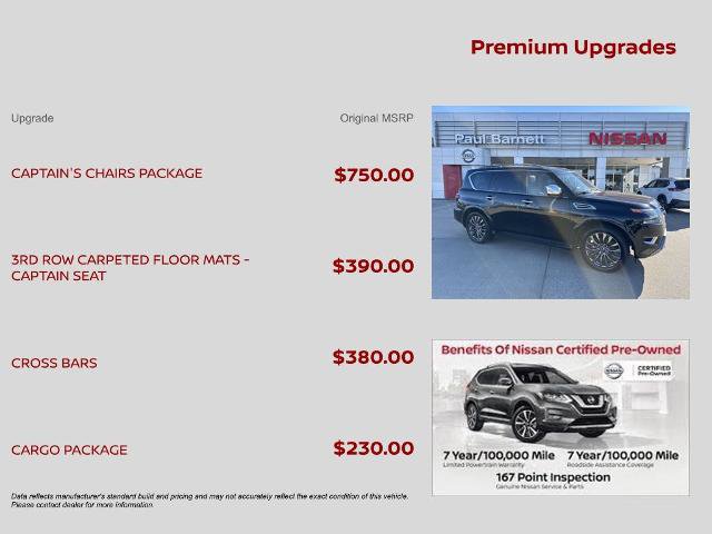 Certified 2023 Nissan Armada Platinum w/ Captain's Chairs Package image 9