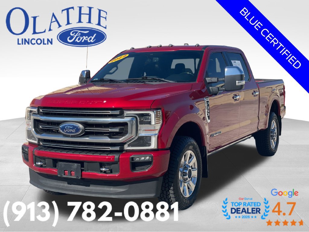 Certified 2022 Ford F350 Platinum w/ FX4 Off-Road Package AWD/4WD 360° Tour