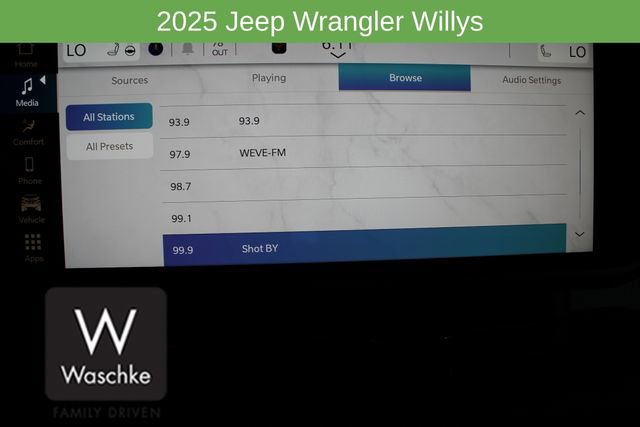 New 2025 Jeep Wrangler Willys image 48