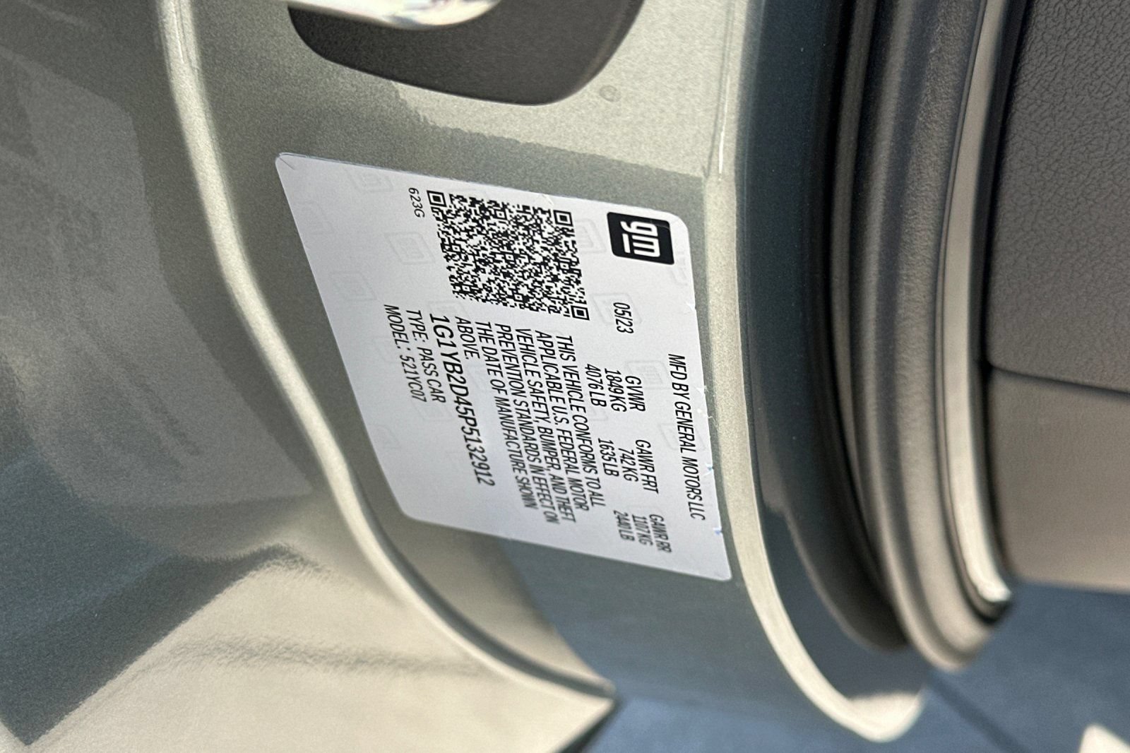 Certified 2023 Chevrolet Corvette Stingray Preferred Cpe w/ Z51 Performance Package RWD image 27