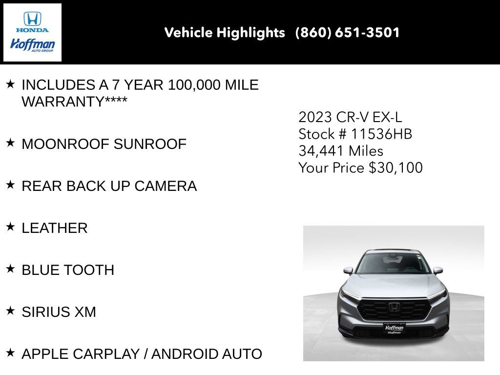 Used 2023 Honda CR-V EX-L image 8