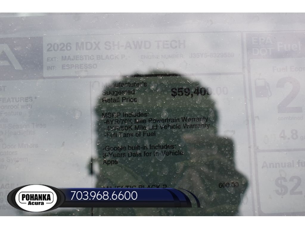 New 2026 Acura MDX w/ Technology Package AWD/4WD image 40