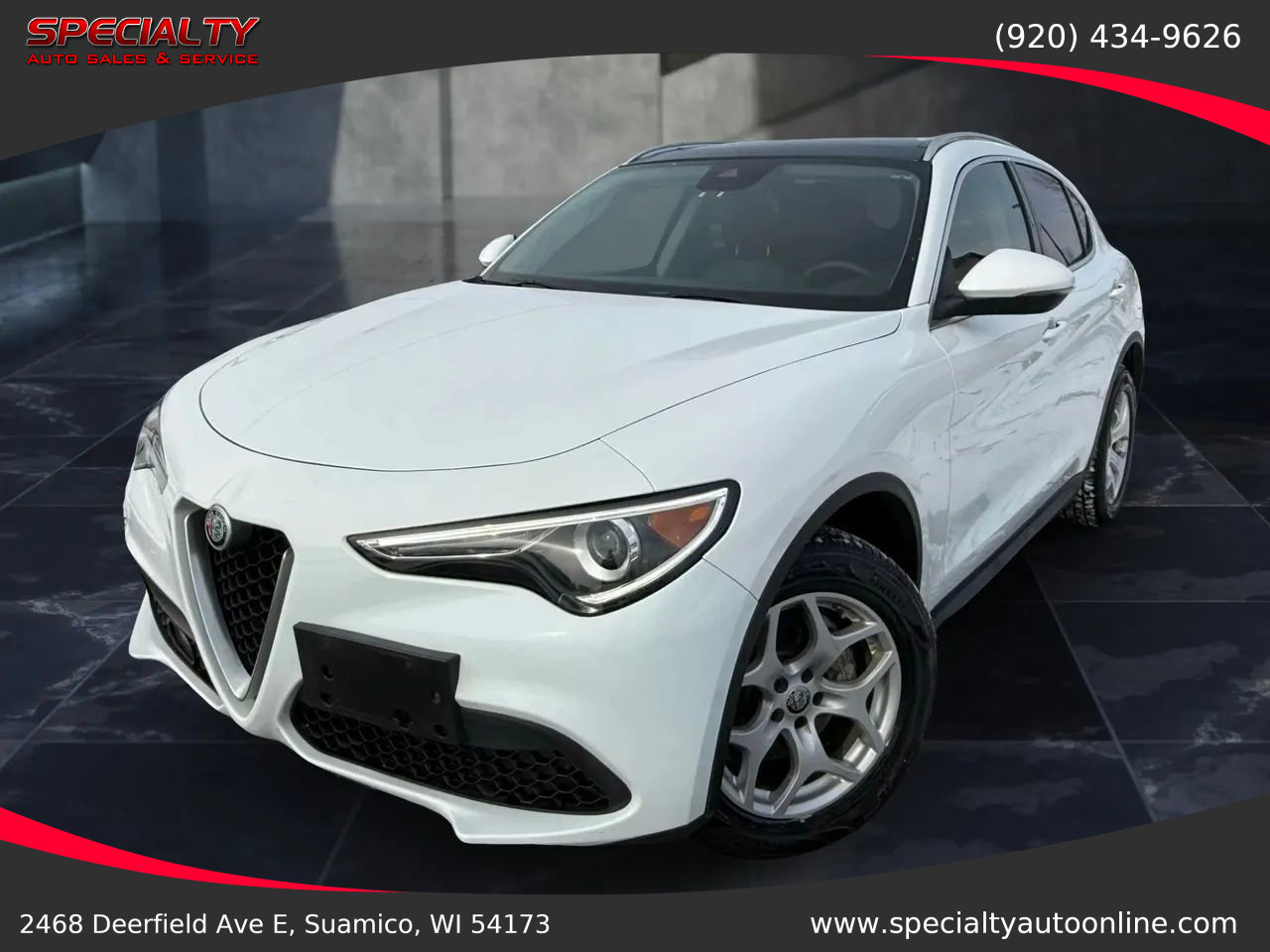 Used 2020 Alfa Romeo Stelvio Sport Utility 4D w/ Cold Weather Package image 1