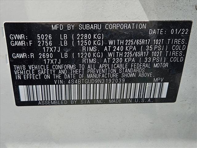 Used 2022 Subaru Outback Wilderness AWD/4WD image 20