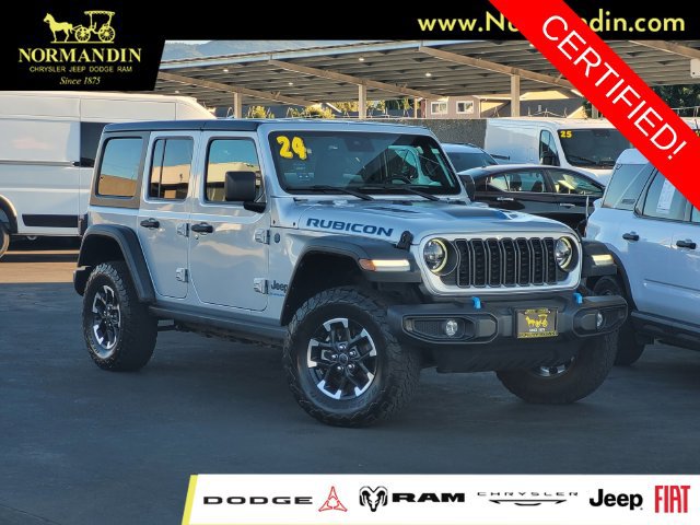 Certified 2024 Jeep Wrangler Unlimited Rubicon 4xe AWD/4WD image 1