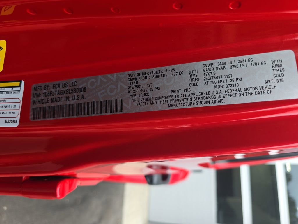 New 2025 Jeep Gladiator Sport image 34