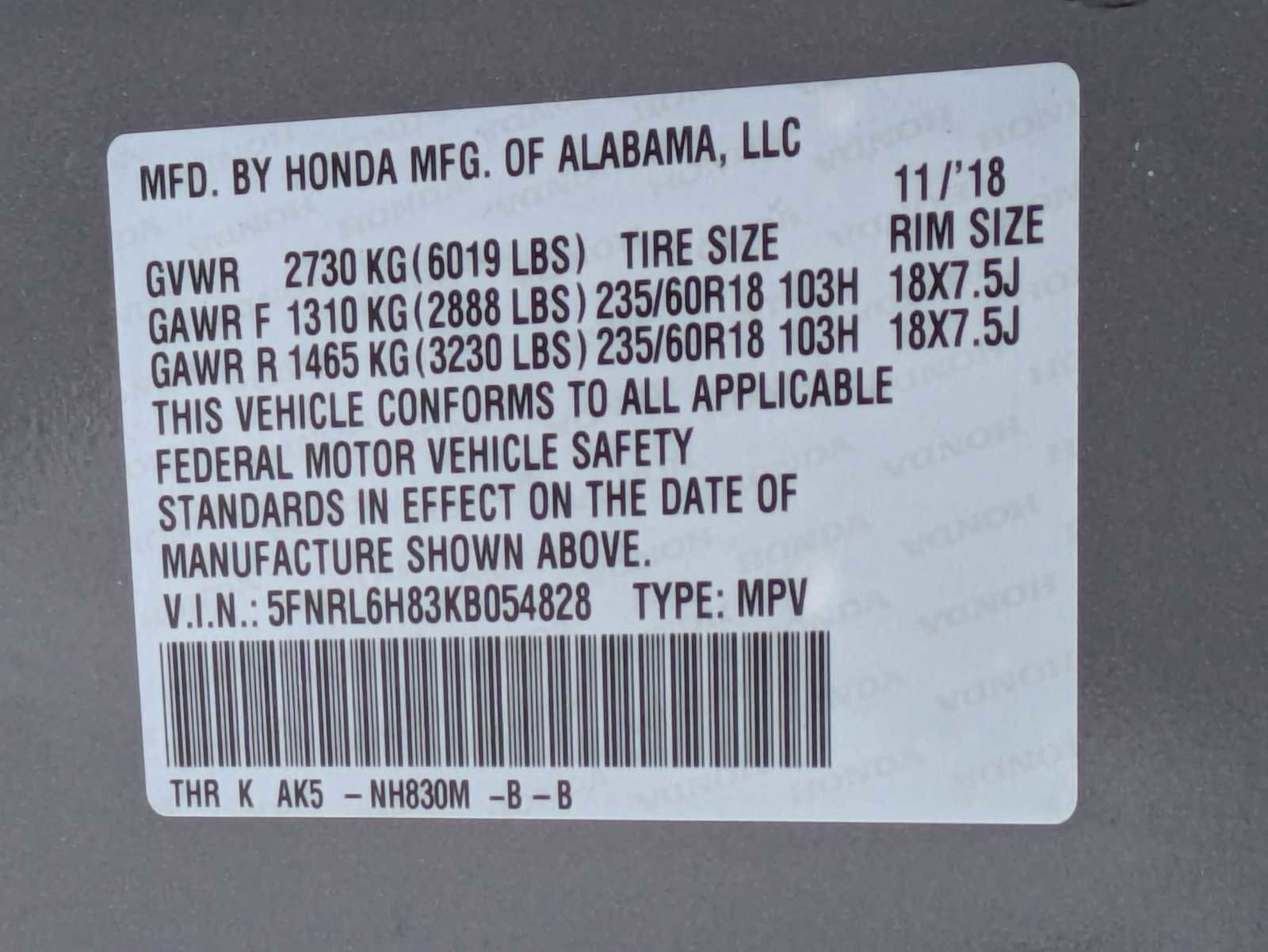 Used 2019 Honda Odyssey Touring image 33