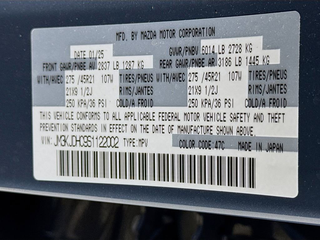 Used 2025 MAZDA CX-70 3.3 Turbo S w/ Premium Package AWD/4WD image 32