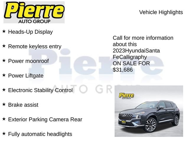 Used 2023 Hyundai Santa Fe Calligraphy image 14