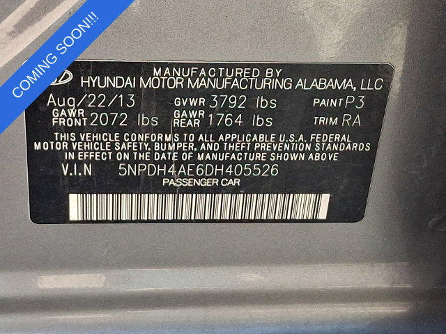 Used 2013 Hyundai Elantra GLS w/ Preferred Pkg FWD image 30